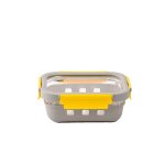 Pika - boite alimentaire 1050ml en verre et couvercle en verre trempé - hermétique, compatible au micro ... Pika - boite alimentaire 1050ml en verre et couvercle en verre trempé - hermétique, compatible au micro ...