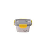 Pika - boite alimentaire 600ml en inox et couvercle en verre tremp hermtique et lgre compatible micro ...