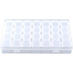 Pilulier semainier transparent 28 cases 4 compartiments x 7 jours personnalisable selon vos besoins pour ...