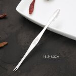 Pinces alimentaires en acier inoxydable pour fruits de mer, gadgets de cuisine, crabe, accessoire, fourchette, ...