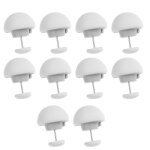 Pinces a couette champignon - lot de 10, fixations antid�rapantes r�utilisables pour draps