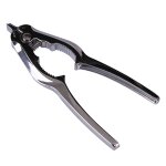 Pinces a crabe 2 en 1, ouvre - coquille en m�tal avec pince a ressort, outils d'ouverture de coquille ...