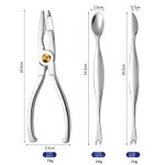 Pince l�g�re pour la cueillette de la viande de crabe, ensemble d'outils de fruits de mer, ressort de ...