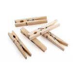 Pinces a linge en bois x24