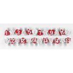 Pinces � linge pour calendrier de l'avent no�l 3, 5 cm