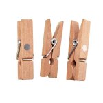 Pince  linge magntique 3, 5cm naturel x10 pices - megacrea diy