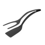 Pinces a poigne en nylon 2 en 1, avec spatule a ?ufs et pince a retournement de steak, tourneurs de ...