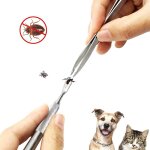 Pincettes a fourchettes 2 pices / ensemble pour chiens et chats, traitement des puces, elimination des ...