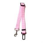 Pink - 48 - 74cm adjustable - ceinture de s�curit� pour chien et chat, laisse r�glable pour v�hicule ...