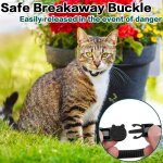 (s, pink) collier pour chat airtag avec clochette airtag soutient la boucle de s�curit� imperm�able, ...