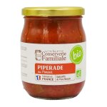 Piperade au piment d'espelette bio - bocal 520g Piperade au piment d'espelette bio - bocal 520g