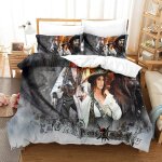 Pirates of the caribbean impression en d parure de couette avec fermeture eclair housse de couette respirantep ...