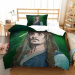 Pirates of the caribbean impression en d parure de couette avec fermeture eclair housse de couette respirantep ...