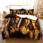 Pirates of the caribbean impression en d parure de couette avec fermeture eclair housse de couette respirantep ...
