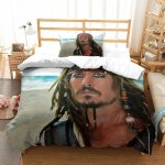 Pirates of the caribbean impression en d parure de couette avec fermeture eclair housse de couette respirantep ...