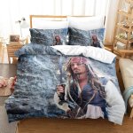 Pirates of the caribbean impression en d parure de couette avec fermeture eclair housse de couette respirantep ...