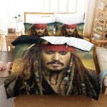 Pirates of the caribbean impression en d parure de couette avec fermeture eclair housse de couette respirantep ...