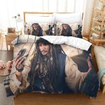 Pirates of the caribbean impression en d parure de couette avec fermeture eclair housse de couette respirantep ...
