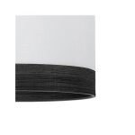 Plafonnier 96w olga blanc / bois noir 7488lm 14x60x60 cm 3000 - 4000 - 6500k