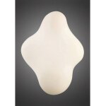 Plafonnier / applique eos ampoules 3w led 3000k ip44, 280lm, blanc opal