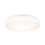 Plafonnier axin a equiper e27 18w 230v ip44 - blanc - salle de bain paulmann