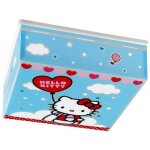 Plafonnier carr� hello kitty
