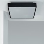 Plafonnier ext�rieur carr� julius ip65 noir