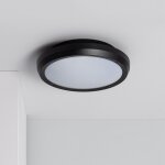 Plafonnier ext�rieur rond curio ip65 noir noir