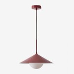 Plafonnier en fer bagioli vin rouge