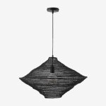 Plafonnier en fer zulma �65 cm noir
