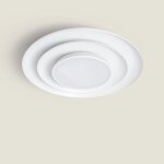 Plafonnier led 20w rond m�tal Ø300 mm cct s�lectionnable telmor blanc