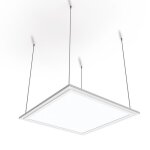 Plafonnier led carr� - cons. 12w . (eq. 70w) - 960 lumens - blanc neutre - extra plat