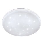 Plafonnier led frania - s avec effet cristal �28 cm