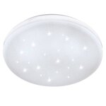 Plafonnier led frania - s avec effet cristal �33 cm