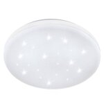Plafonnier led frania - s avec effet cristal �43 cm
