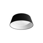 Plafonnier led d'int�rieur philips - eyecomfort - 34cm - 14w - 1100 lumens - 3000k - m�tal noir - 93508 ...