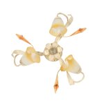 Plafonnier lucrezia a 3 lampes, ivoire