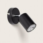 Plafonnier orientable m�tal 1 spot albus black noir