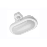 Plafonnier ovale delta - detecteur de mouvements - 17 x 14, 5 cm - 400 lumens - ip 54