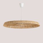 Plafonnier en raphia velcko naturel