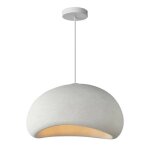 Plafonnier suspension luminaire blanc 50x28 cm
