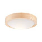 Plafonnier zeus en bois, pin, � 27 cm