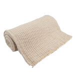 Plaid en coton lav� matelass� boutis