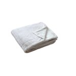 Plaid effet fourrure 2 tons et flanelle blanc 150 x 125 cm Plaid effet fourrure 2 tons et flanelle blanc 150 x 125 cm