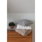 Plaid en polyester lin 130 x 160