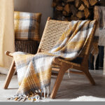 Plaid tartan ecossais effet mohair