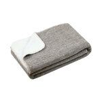 Plaid tricot� doubl� sherpa