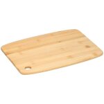 Planche a d�couper en bois de bambou 30x23cm avec trou d'accrochage alpina beige