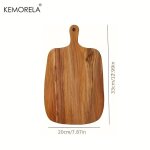 Planche a dcouper en bois rsistante aux aliments avec poigne pour poisson, fromage, pain, desserts, ...