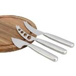 Planche a decouper - menastyl - 5040076 - rectangulaire - en bois d'acacia - avec 3 couteaux a fromage ...